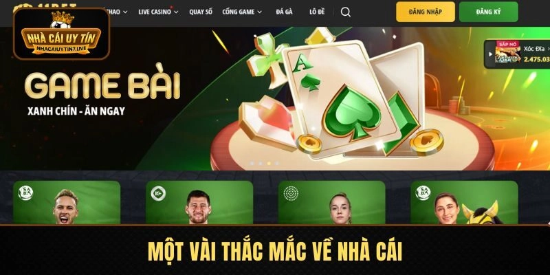 Một vài thắc mắc về nhà cái Một vài thắc mắc về nhà cái