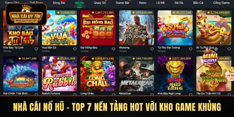 Nhà Cái Nổ Hũ